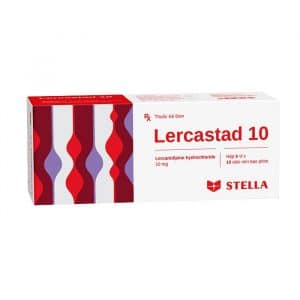 Thuốc Lercastad 10 Stella hộp 60 Viên